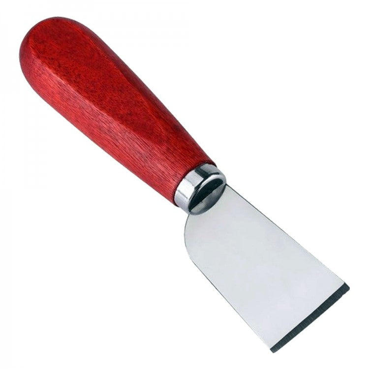 Deri Kesim ve Traşlama Bıçağı, (16.5cm) Spatula Deri Kesme Bıçağı Ahşap Sap  Deri El Aleti