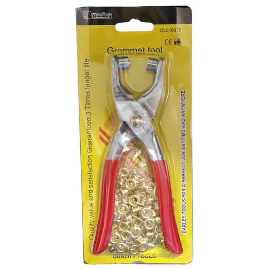 Eyelet Hand Assembly Pliers and Drill - Traveler (with 100 eyelets)