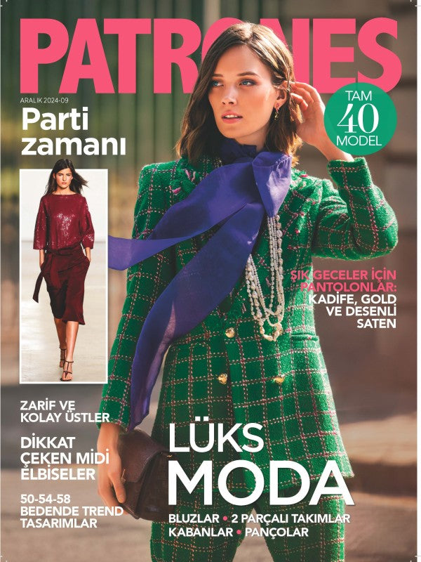 PATRONES Özel - 2 Dergi, Aralık 2024-09 Lüks Moda ve House Beautiful Dergisi (2022 Yaz)